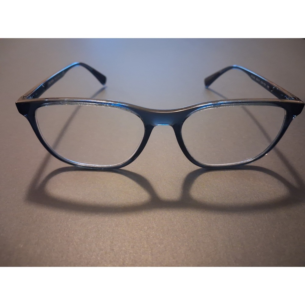 VPS 05L Prada 55-17-145 CZH1O1 Translucent Blue Eyeglasses Frames Perfect - Picture 2 of 10